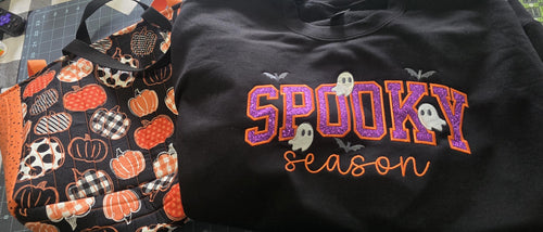 Custom Embroidered Halloween Shirt